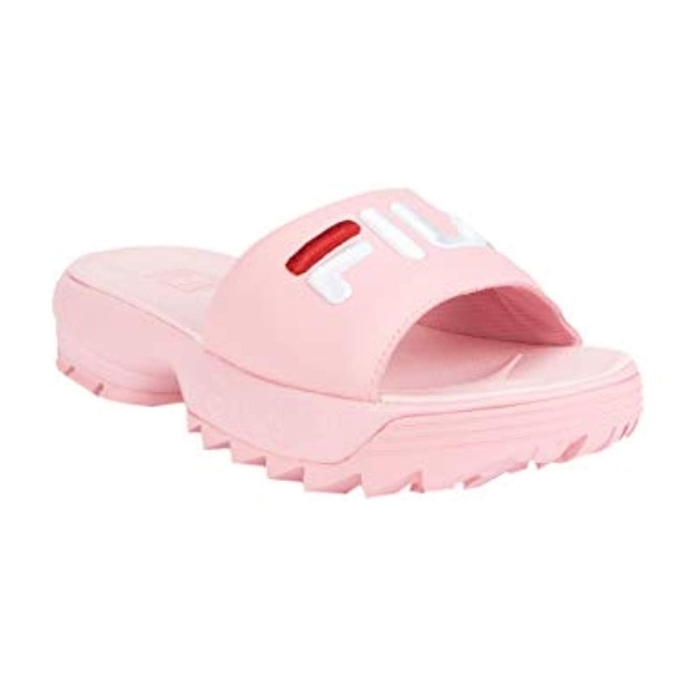 Fila Disruptor Bold Slides Pink Red White 8